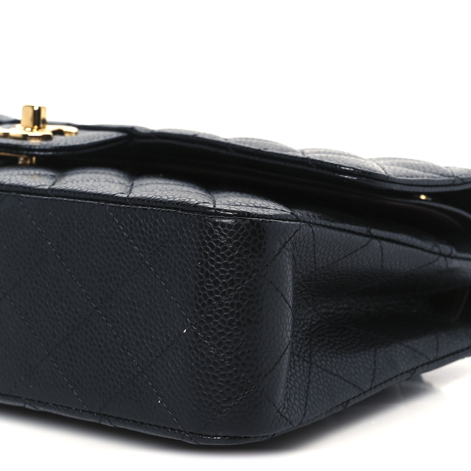 Chanel Caviar Quilted Medium Double Flap Black 11 of 12