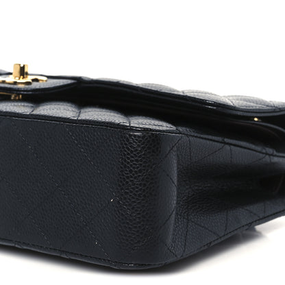 Chanel Caviar Quilted Medium Double Flap Black 11 of 12