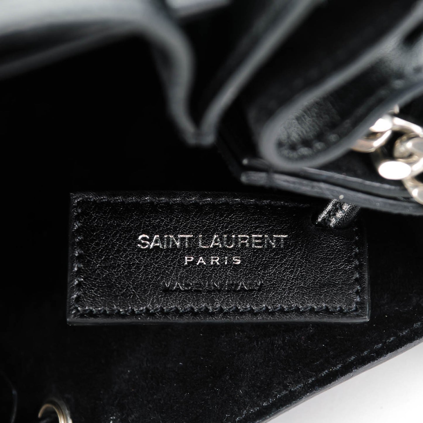 Calfskin Small Star Studded Emmanuelle Bucket Bag Black