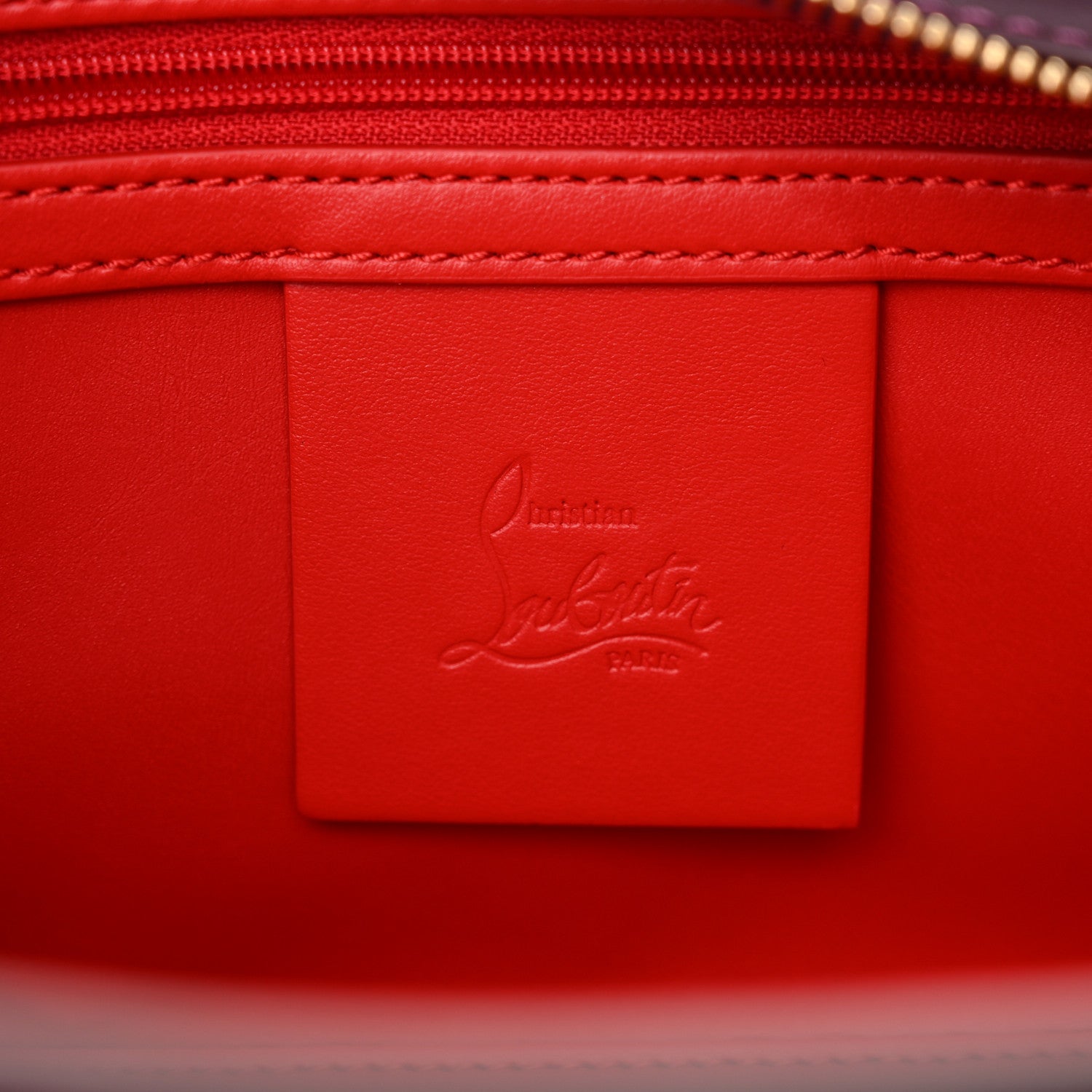 Christian Louboutin Calfskin Spikes Loubinthesky Paloma Baguette Merlot 6 of 10