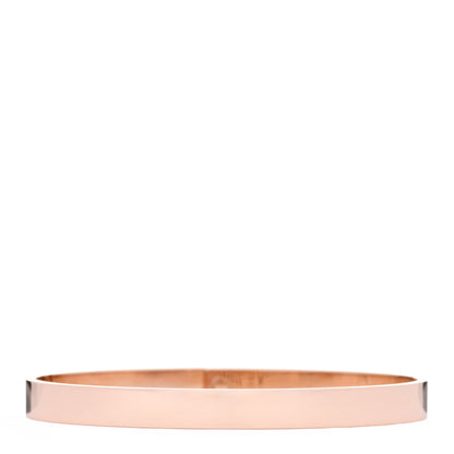 Hermes 18K Rose Gold Diamond PM Kelly Pave Bracelet SH 2 of 3