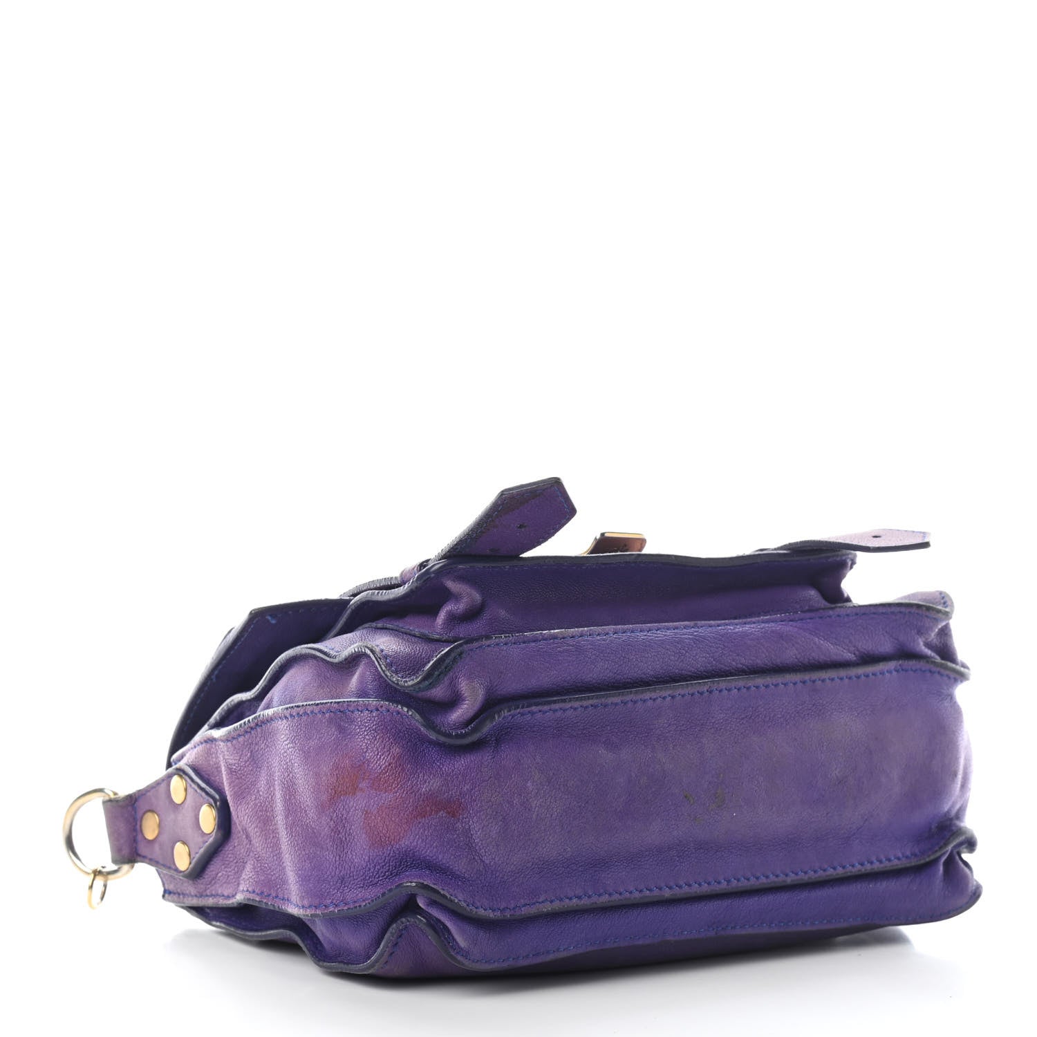 Proenza Schouler Lambskin PS1 Mini Pouch Messenger Bag Purple Rain 4 of 9