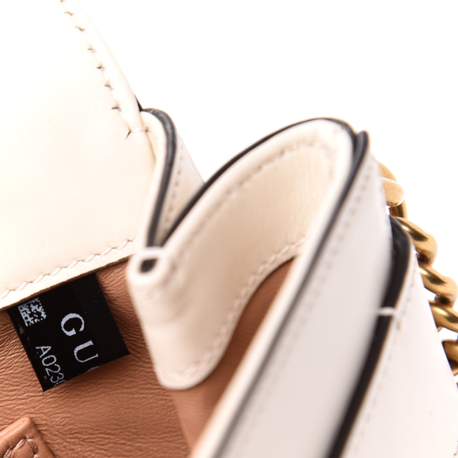 Gucci Nappa Pearl Studded Mini Queen Margaret Broadway Shoulder Bag Mystic White 9 of 13