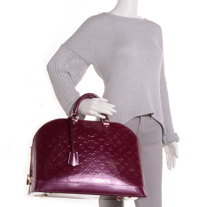 Louis Vuitton Vernis Alma GM Violet 2 of 7
