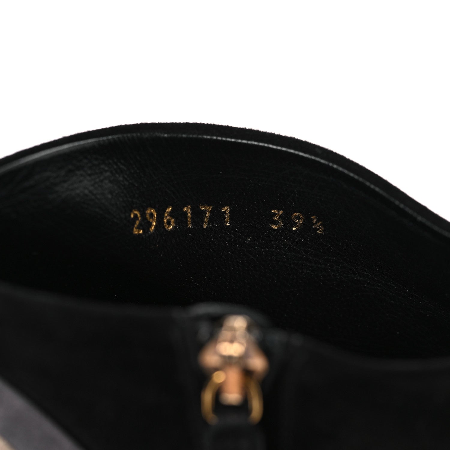 Gucci Suede Ankle Boots 39.5 Black Multicolor 7 of 9
