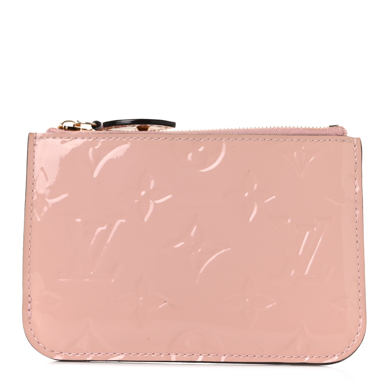 Louis Vuitton Vernis Key Pouch Rose Ballerine 1 of 9