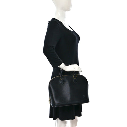 Louis Vuitton Epi Alma PM Black 2 of 14