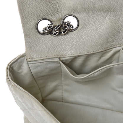 Chanel Caviar Quilted 2.55 Reissue East West Flap White 22 of 23