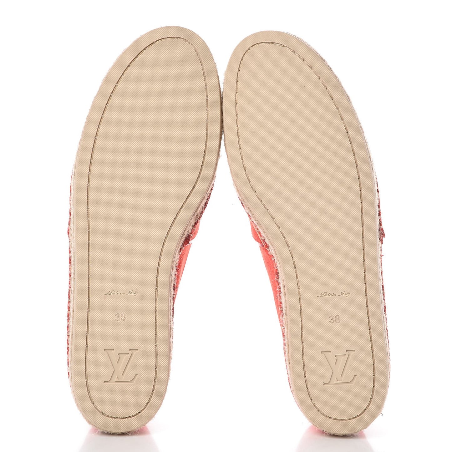 Canvas Waterfall Espadrille 38 Rouge