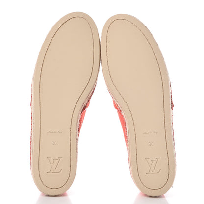 Louis Vuitton Canvas Waterfall Espadrille 38 Rouge 7 of 10