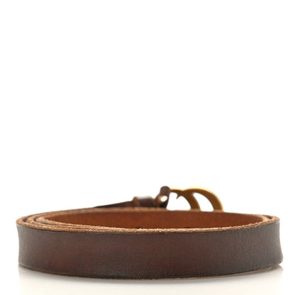 Gucci Faded Calfskin Double G 20mm Belt 75 30 Cuir 2 of 5