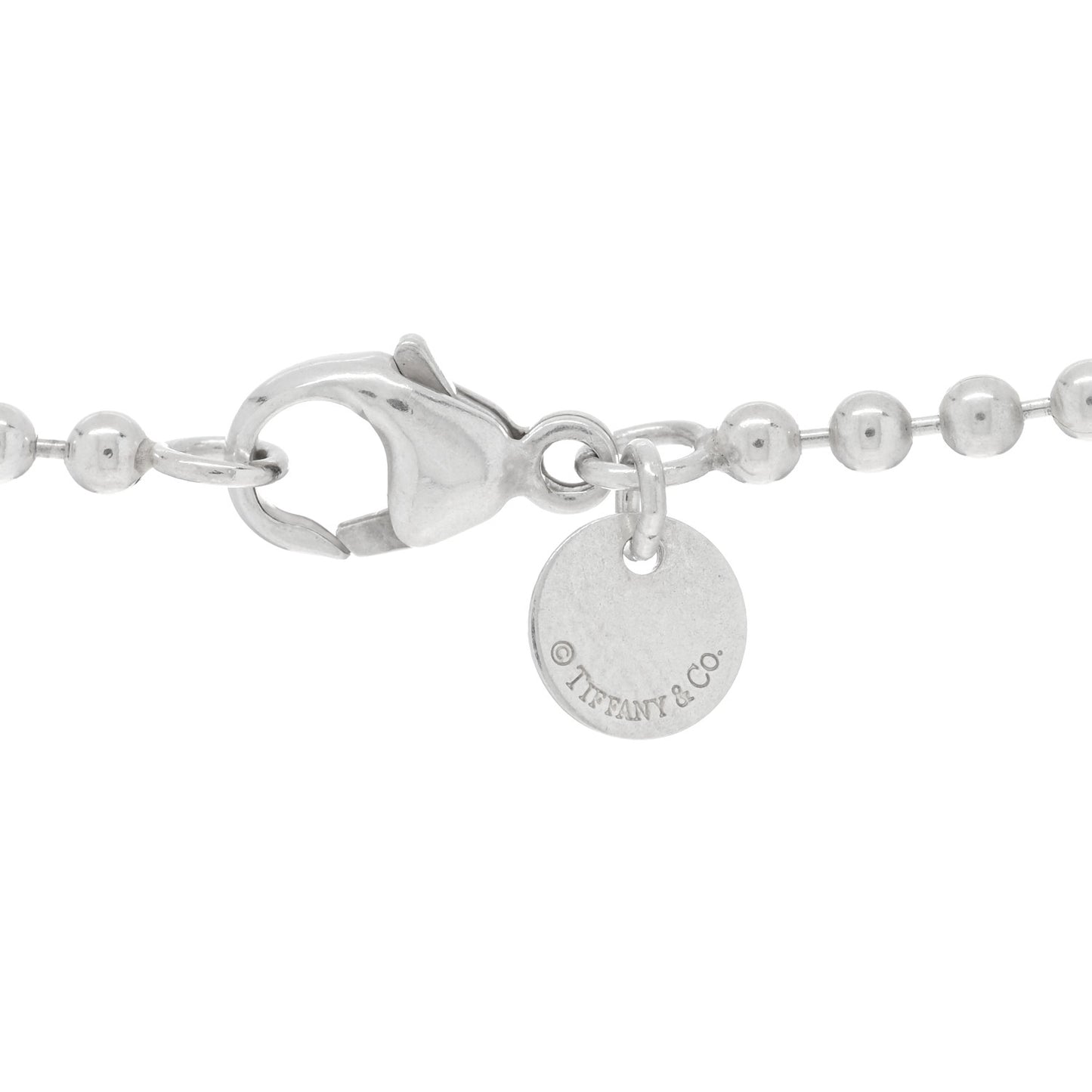 Sterling Silver 1837 Dog Tag Pendant Necklace