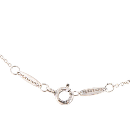 Tiffany Sterling Silver Diamond .07ct Elsa Peretti Diamonds by the Yard Pendant Necklace 5 of 6