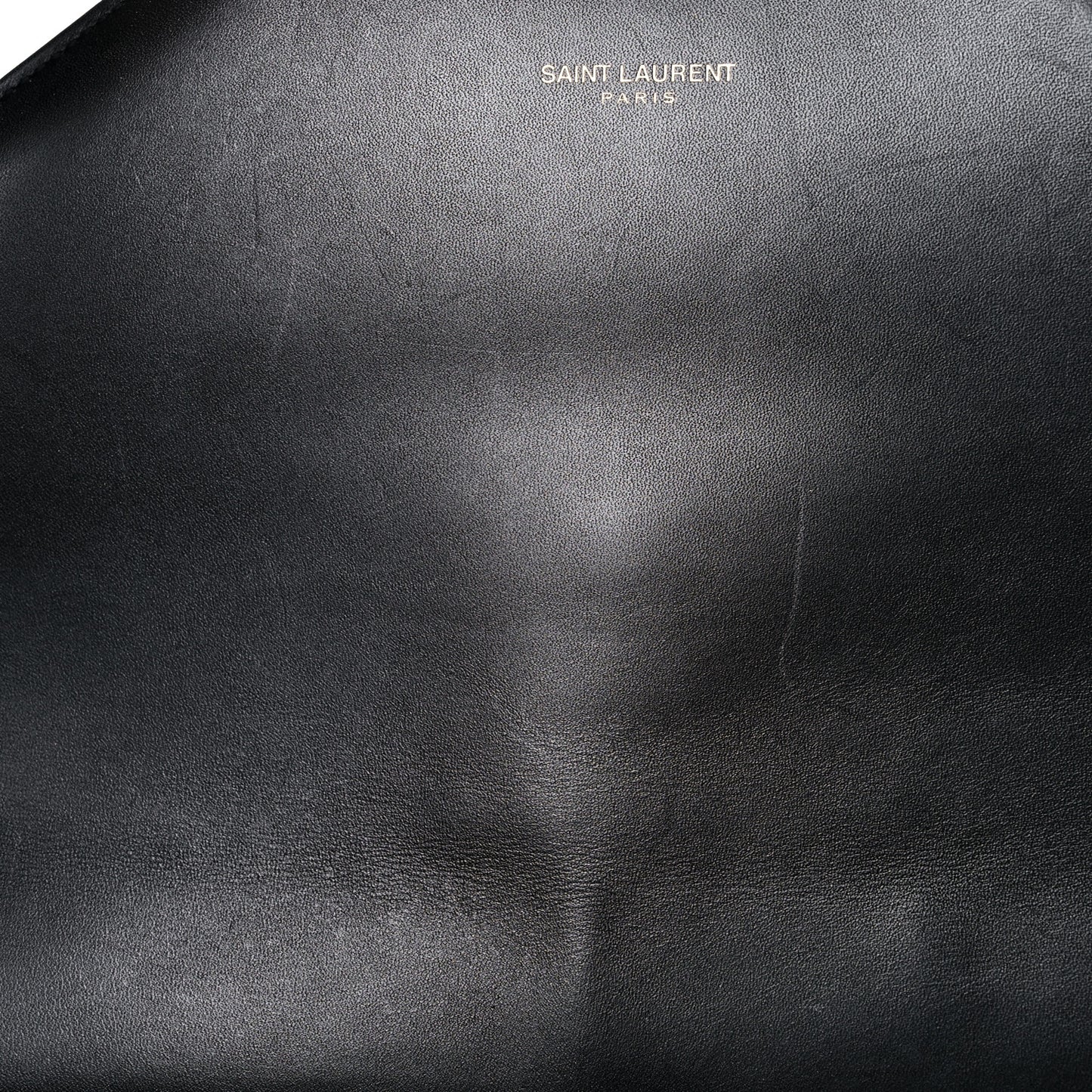 Smooth Calfskin Matelasse Chevron Large Monogram Satchel Black