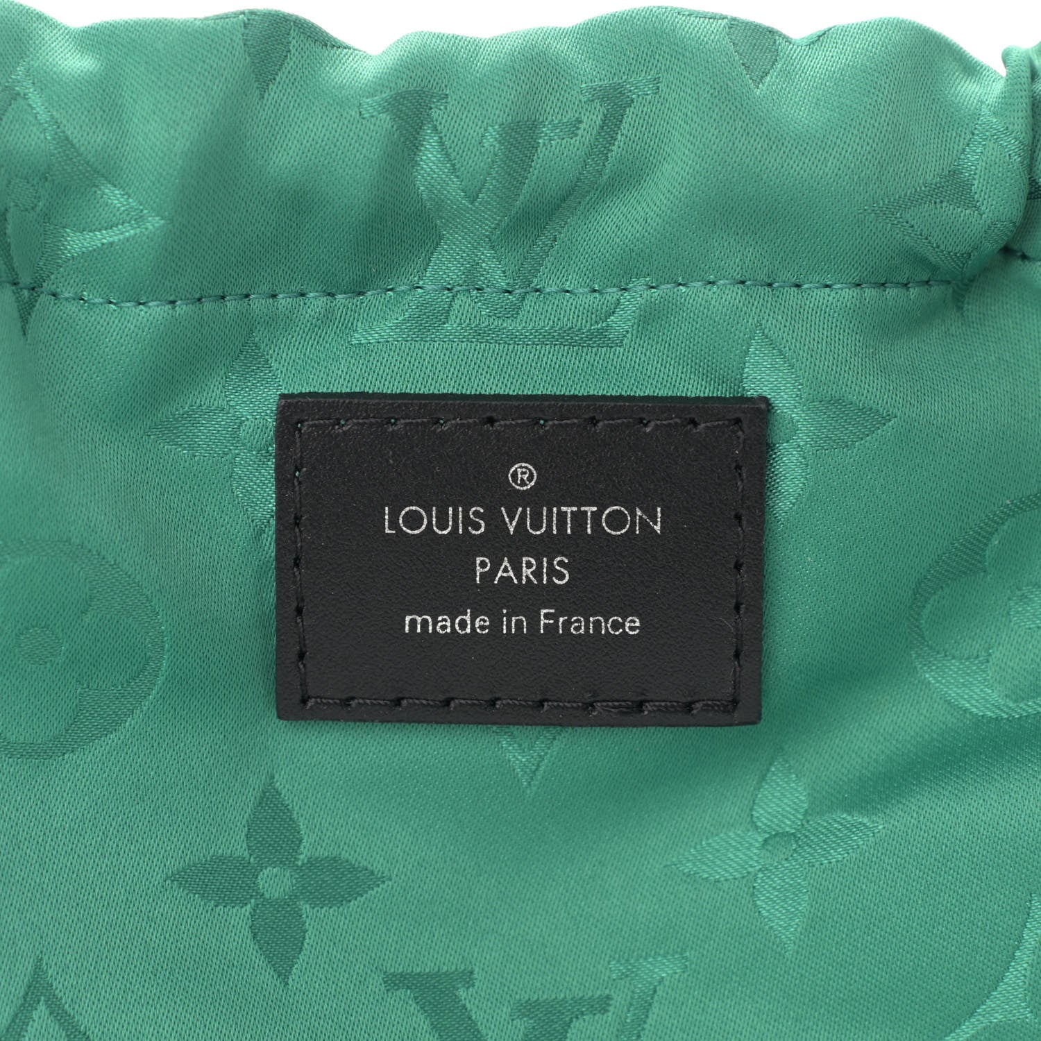 Louis Vuitton Patent Calfskin Laced Monogram Alma BB Black Green 6 of 9