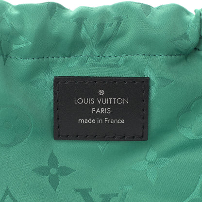Louis Vuitton Patent Calfskin Laced Monogram Alma BB Black Green 6 of 9