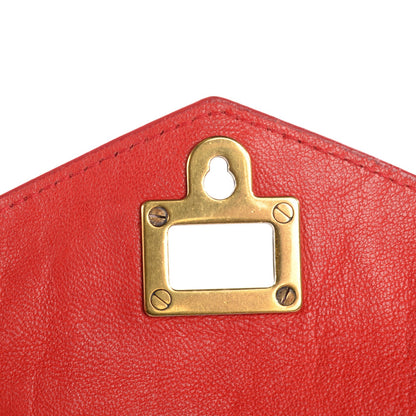 Proenza Schouler Lambskin Medium PS1 Satchel Bright Red 10 of 11