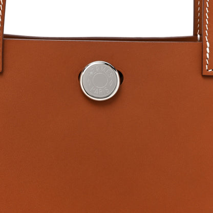 Hermes Vache Hunter H Canvas Swift Tablier Sellier Fauve Gold Ecru Beige 8 of 11