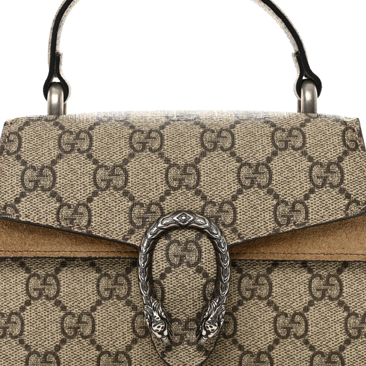 GG Supreme Monogram Mini Dionysus Top Handle Bag Taupe