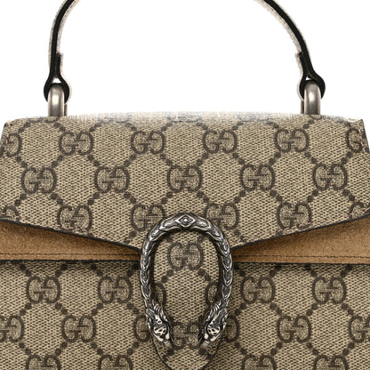 Gucci GG Supreme Monogram Mini Dionysus Top Handle Bag Taupe 5 of 9