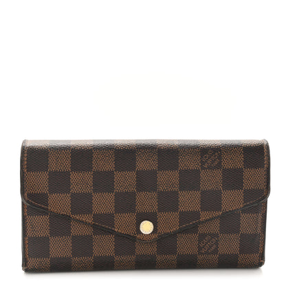 Louis Vuitton Damier Ebene Sarah Wallet NM 1 of 11
