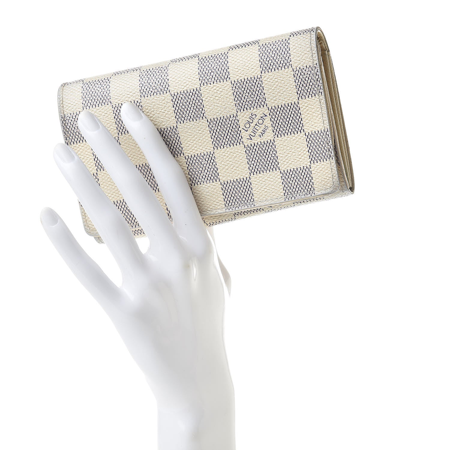 Louis Vuitton Damier Azur Port Monnaie Billets Tresor Wallet 2 of 14