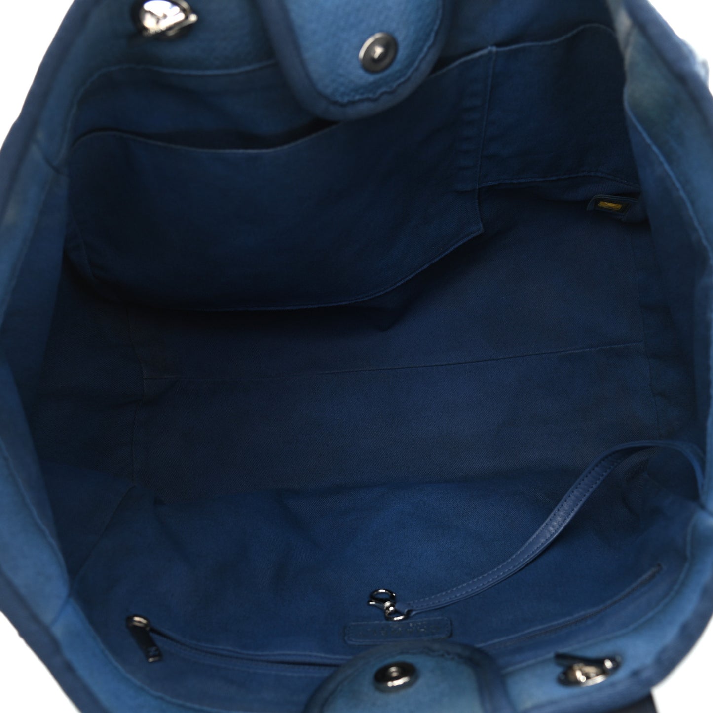 Canvas Medium Deauville Tote Blue