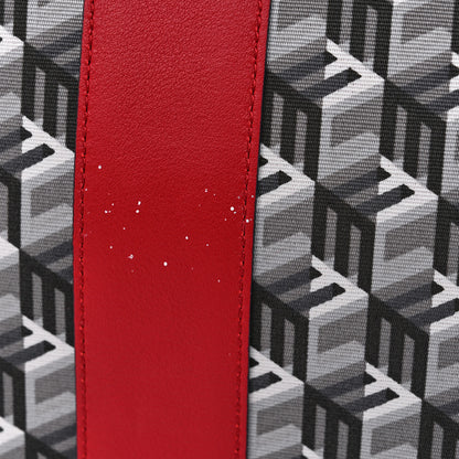 MCM Visetos Medium Liz Reversible Shopper Tote Ruby Red 15 of 15