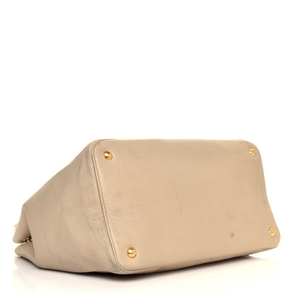 Prada Vitello Daino Tote Sabbia 5 of 6