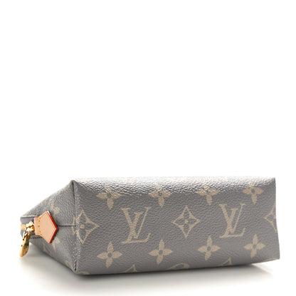 Louis Vuitton Monogram Trianon Cosmetic Pouch PM Grey 4 of 9