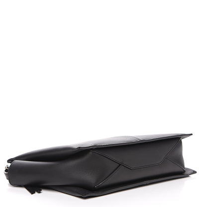 Celine Supple Natural Calfskin Tri-Fold Clutch Black 3 of 11