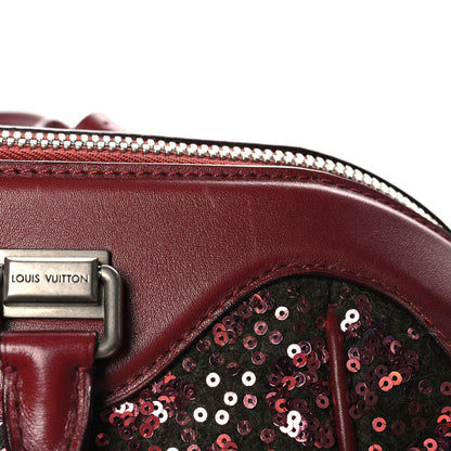 Louis Vuitton Sequin Monogram Sunshine Express North South Burgundy 12 of 12