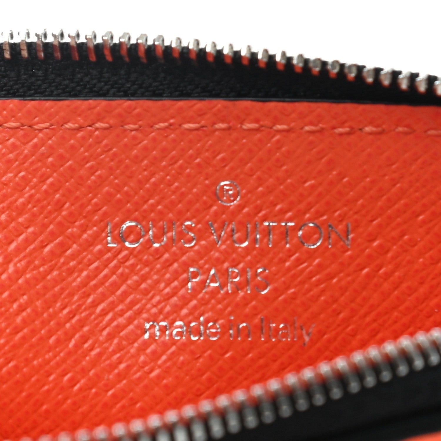 Louis Vuitton Taigarama Coin Card Holder Orange 6 of 7