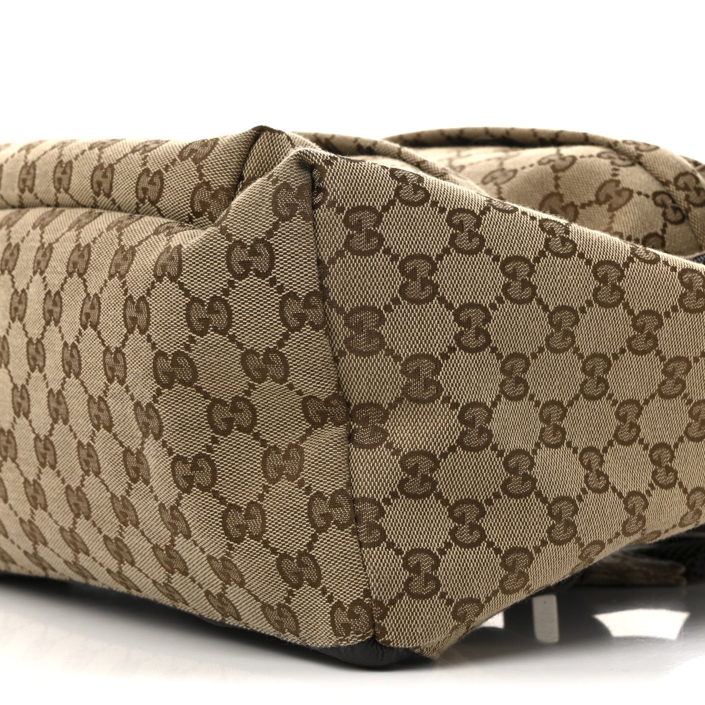 GG Monogram Medium Backpack Brown