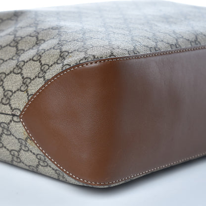 Gucci GG Supreme Monogram Large Linea A Hobo Light Brown 8 of 17