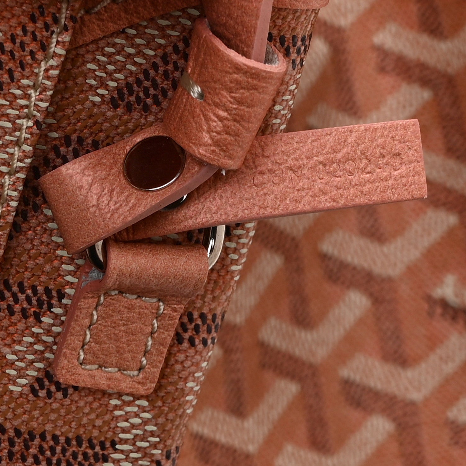 Goyard Iridescent Goyardine Saint Louis PM Pearly Coral 8 of 11