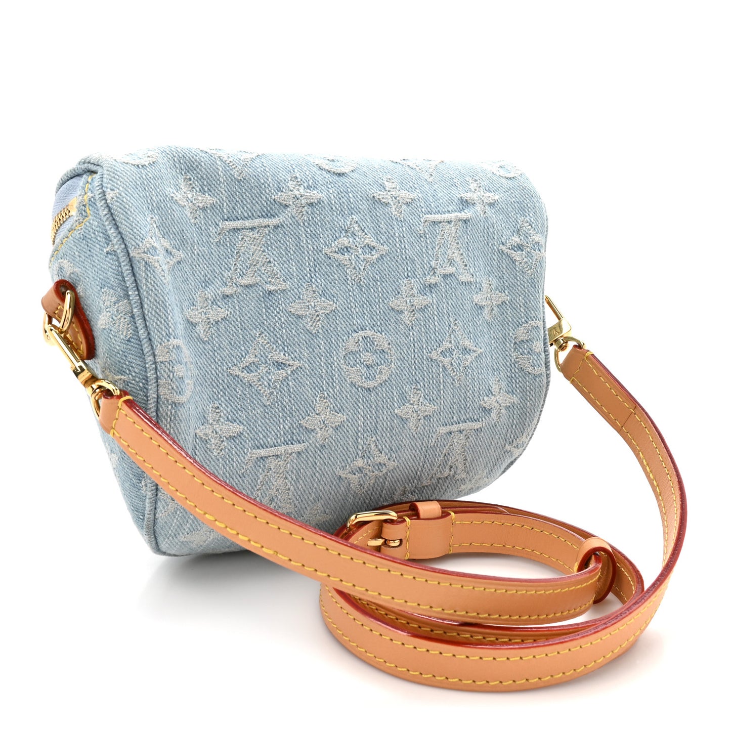 Monogram Denim Mini Bumbag Sky Blue