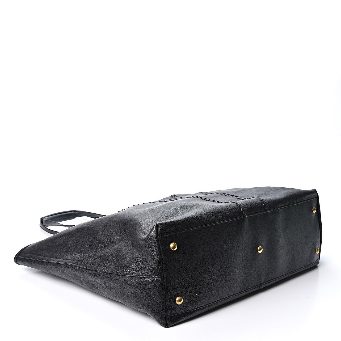 Calfskin Large Neo Double Reversible Tote Black Bronze