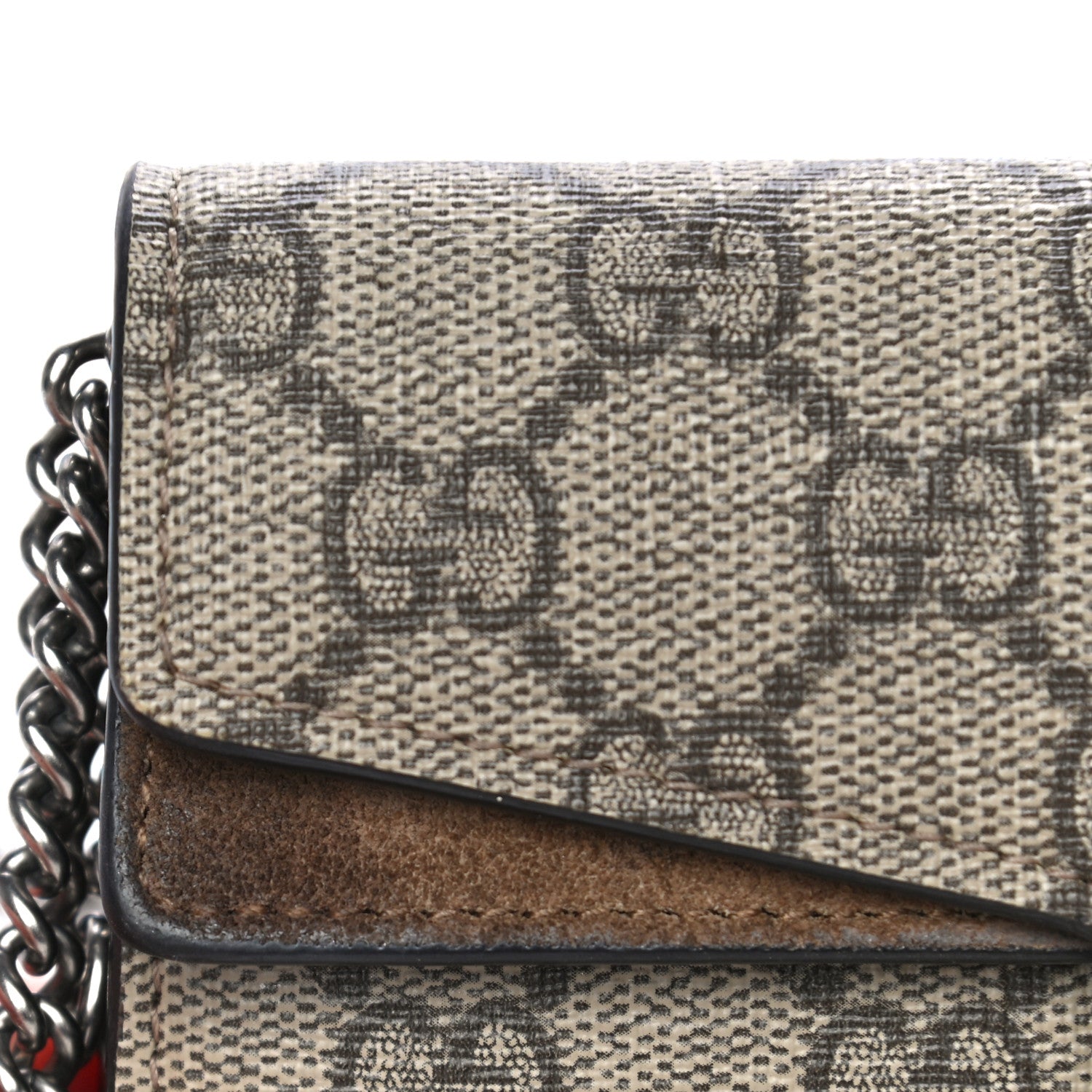Gucci GG Supreme Monogram Super Mini Dionysus Shoulder Bag Taupe 23 of 27