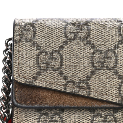 Gucci GG Supreme Monogram Super Mini Dionysus Shoulder Bag Taupe 23 of 27
