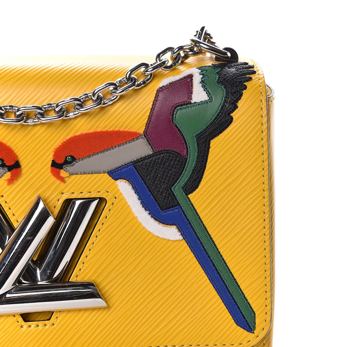 Epi Early Bird Twist Shoulder Bag MM Jonquille