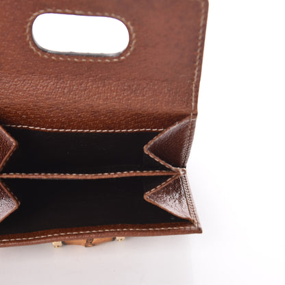 Gucci Monogram Bamboo French Wallet Brown 5 of 9