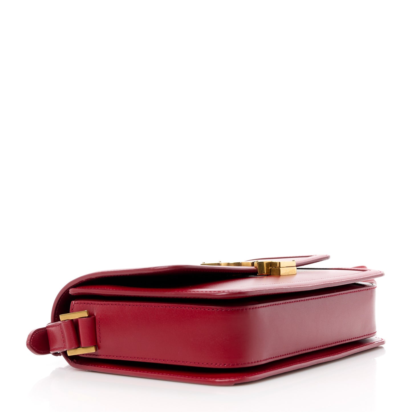 Box Calfskin Monogram Medium Solferino Satchel Rouge Opyum