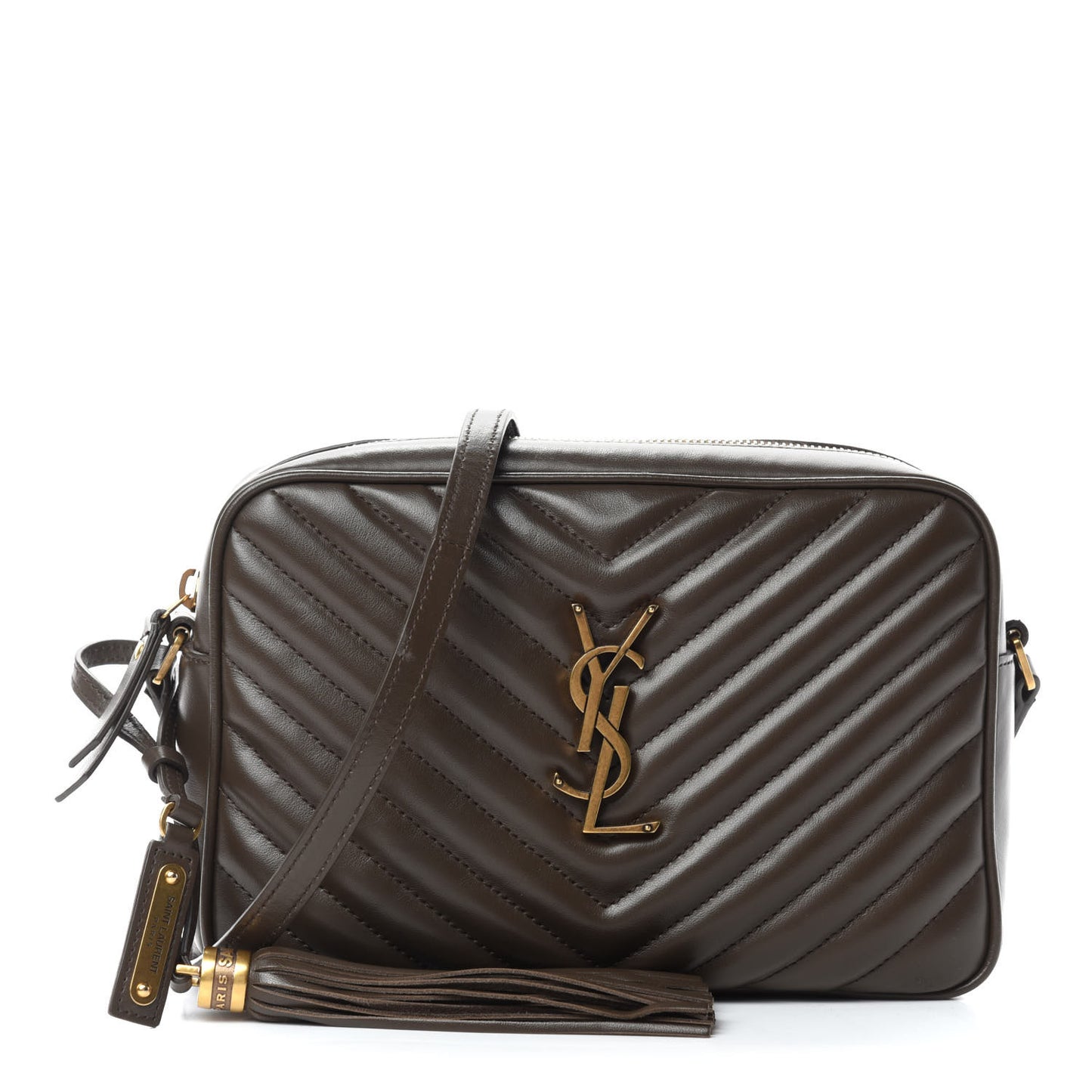 Calfskin Matelasse Monogram Lou Camera Bag Faggio