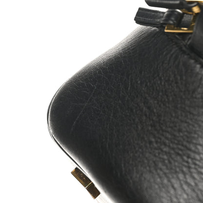 Loewe Jacquard Anagram Calfskin Amazona 28 Black Navy 10 of 10