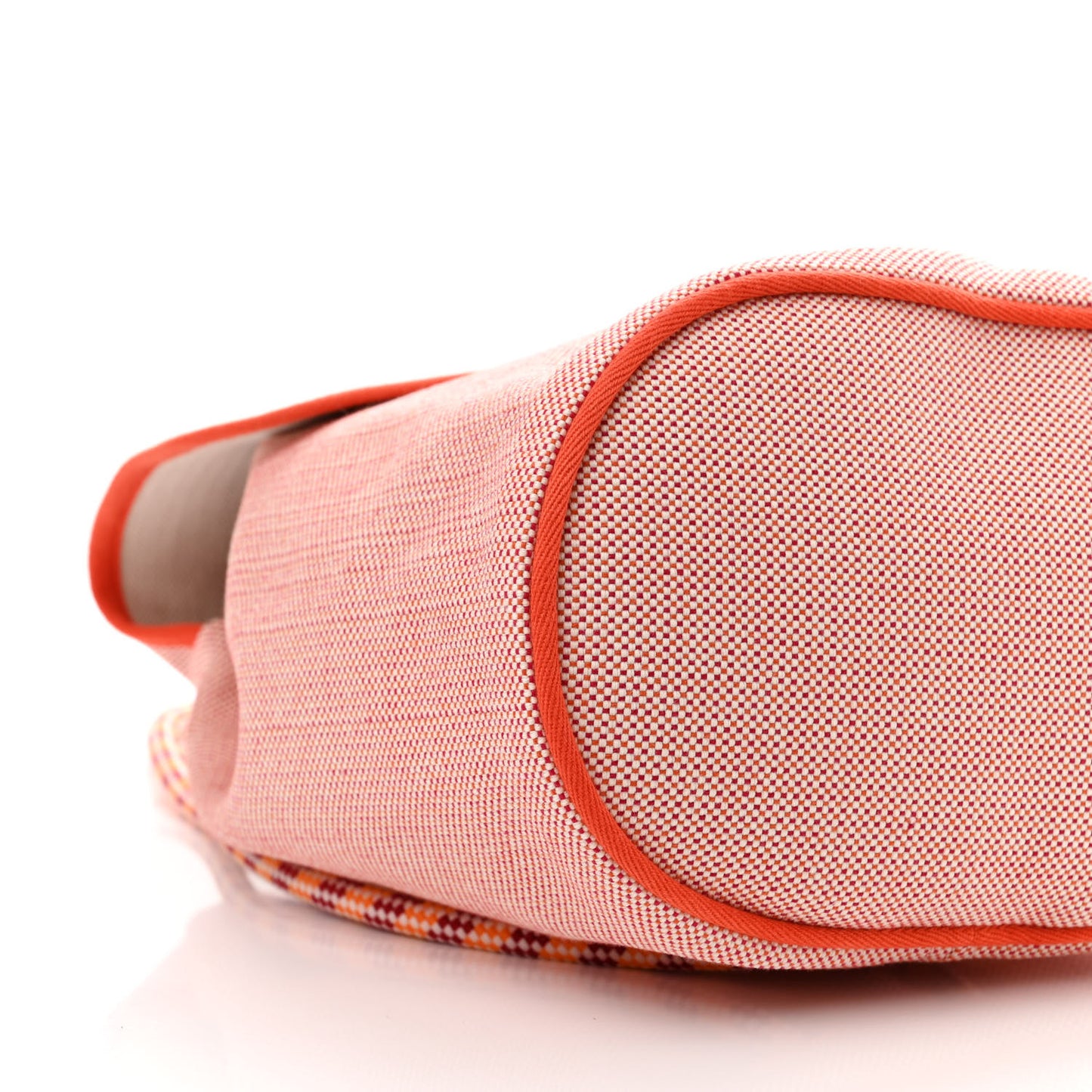 H Canvas Embroidered Les Cabanes Backpack Orange Feu