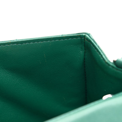 Chanel Lambskin Quilted Mini Rectangular Flap Green 10 of 10