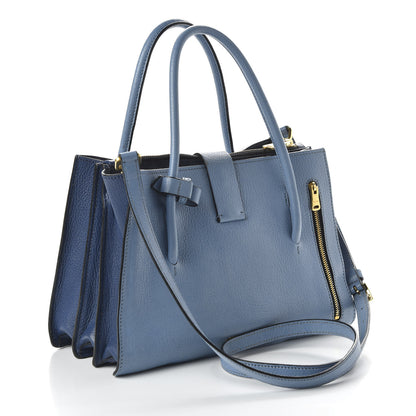 Miu Miu Goatskin Madras Shopping Tote 3 of 9