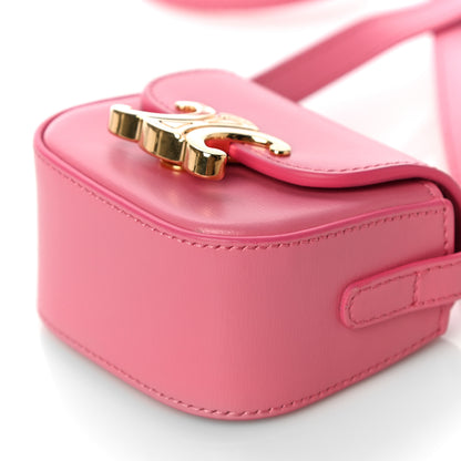 Celine Calfskin Triomphe Airpods Case With Strap Flamingo 9 of 10