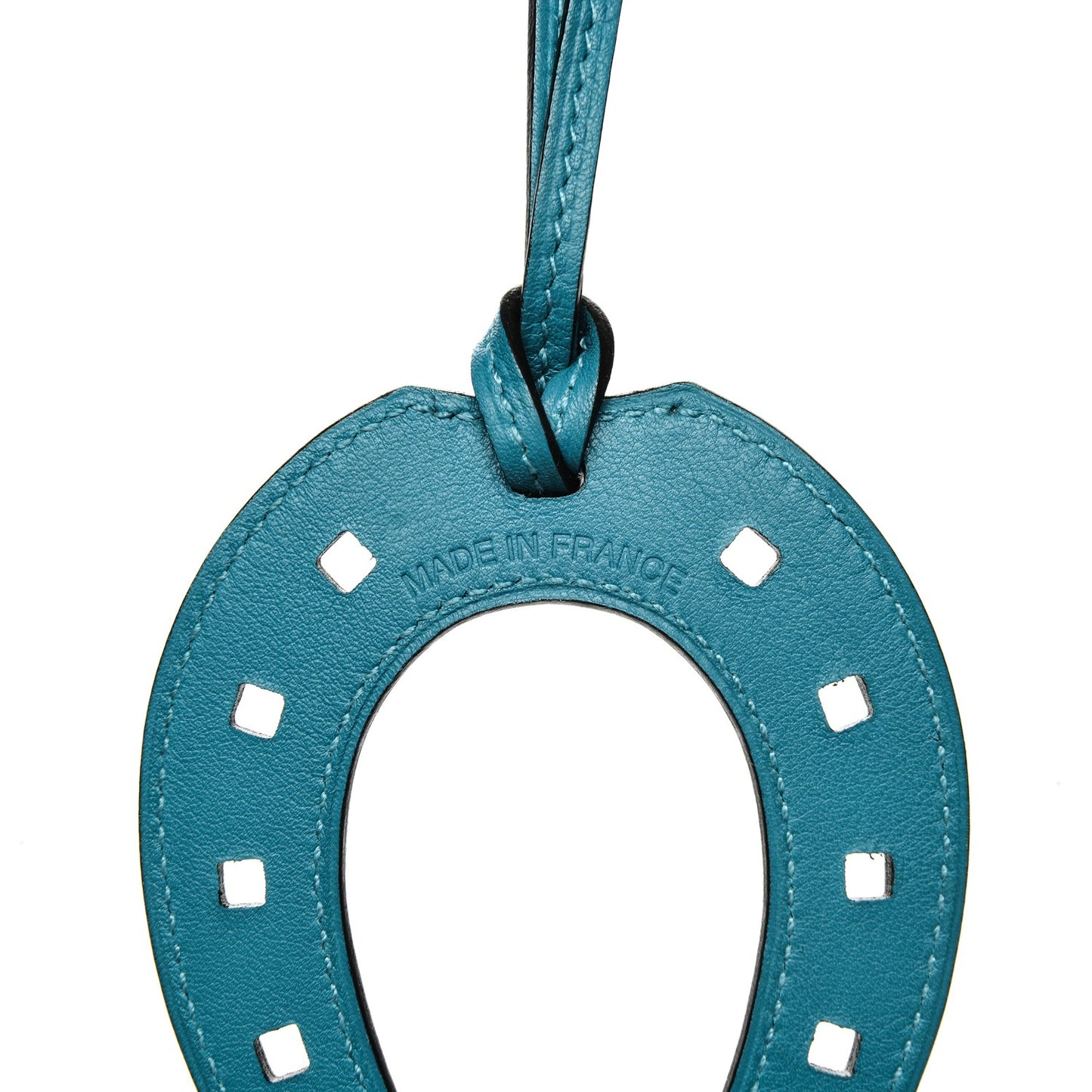 Swift Paddock Horseshoe Bag Charm Turquoise